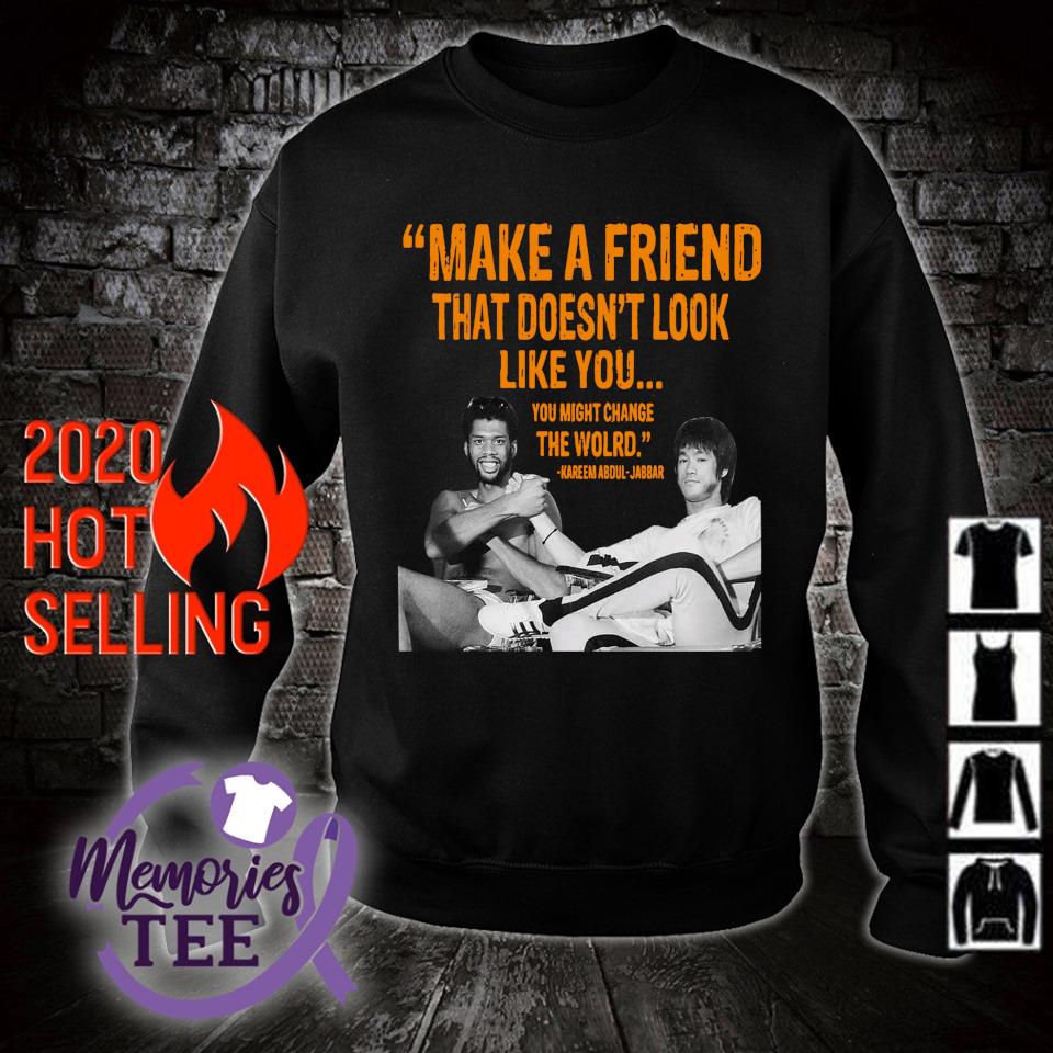 kareem abdul jabbar make a friend shirt