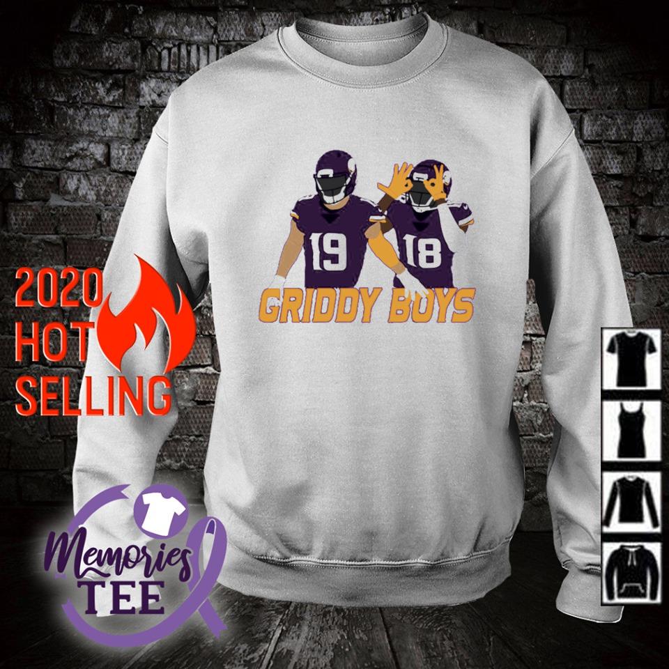 Vikings Adam Thielen and Justin Jefferson Griddy boys shirt