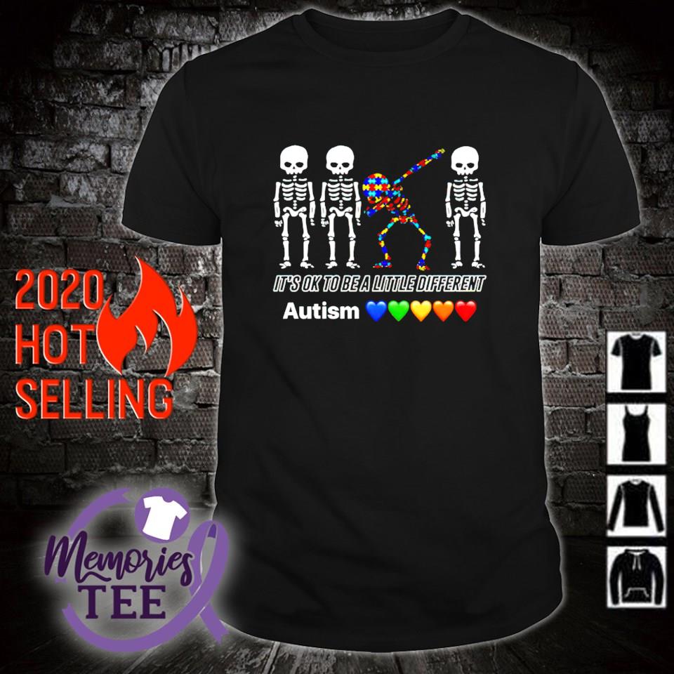 it's ok to be different autism shirt