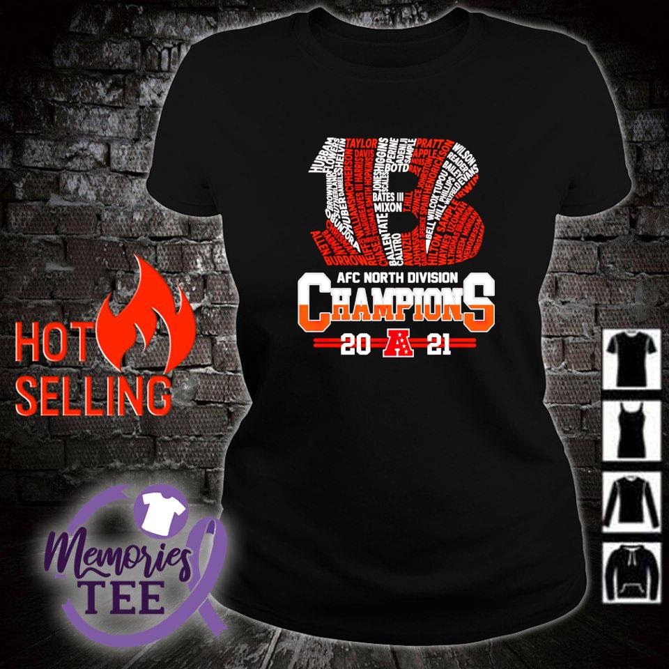 Cincinnati bengals afc north division champions 2005-2022 shirt