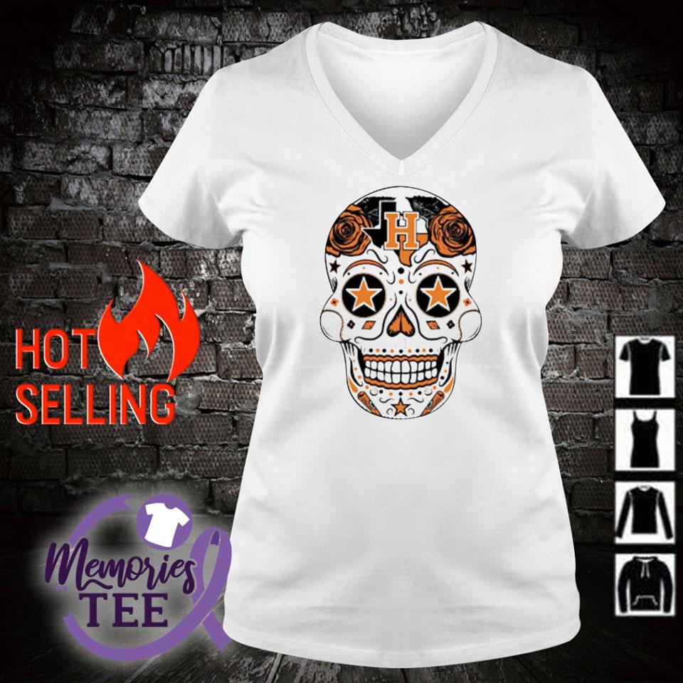 Houston Astros sugar skull shirt, hoodie, sweater and v-neck t-shirt