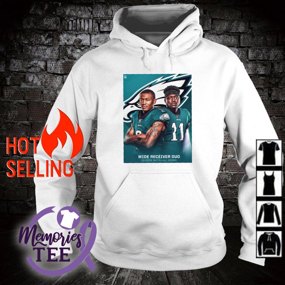 Wide Receiver Duo Devonta Smith And A J Brown Philadelphia Eagles T-Shirt,  hoodie, sweater, long sleeve and tank top