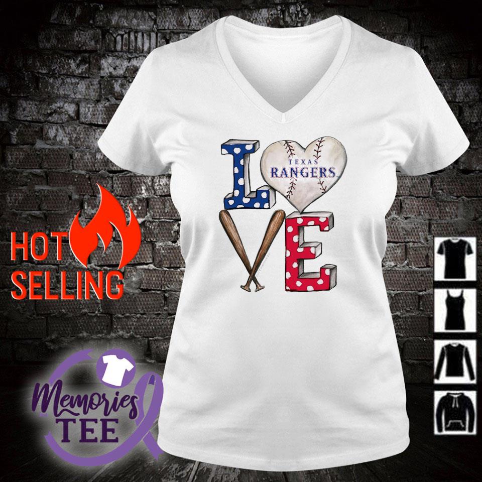 Official Love Texas rangers team shirt - CraftedstylesCotton