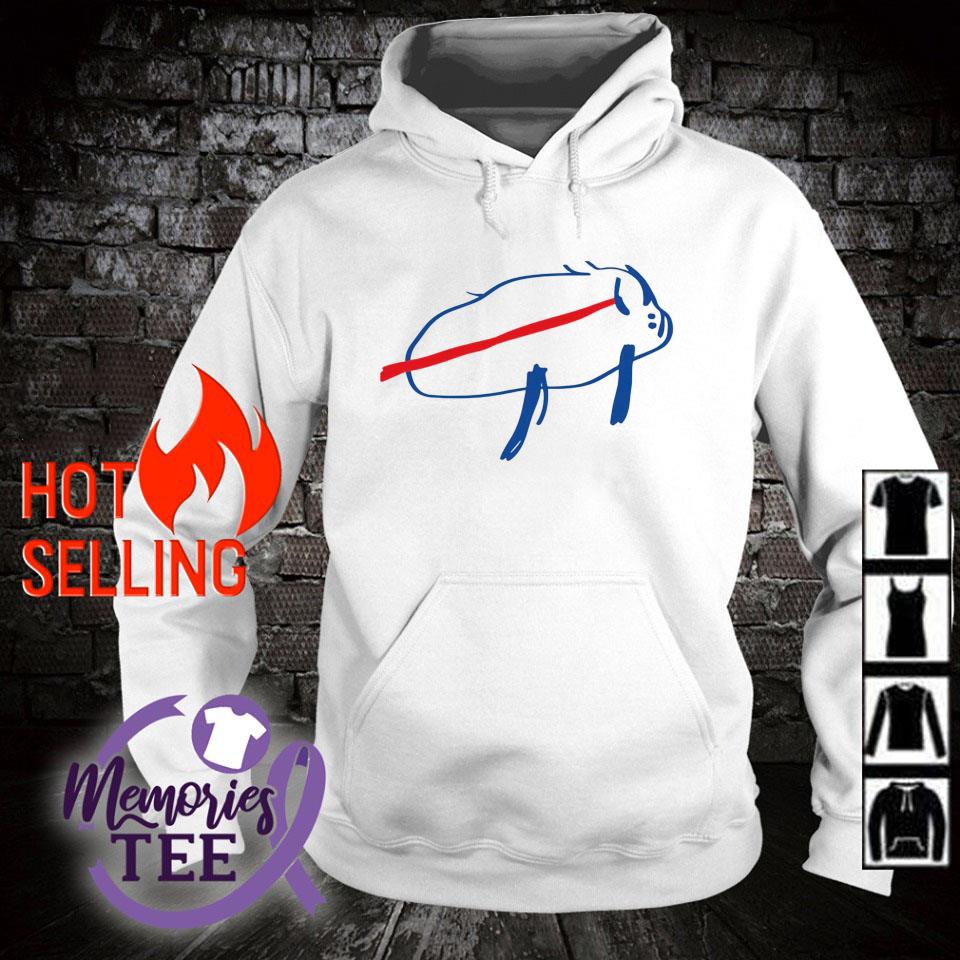 Ctwpod Josh Allen Buffalo Bills Potato Drawing T-Shirt