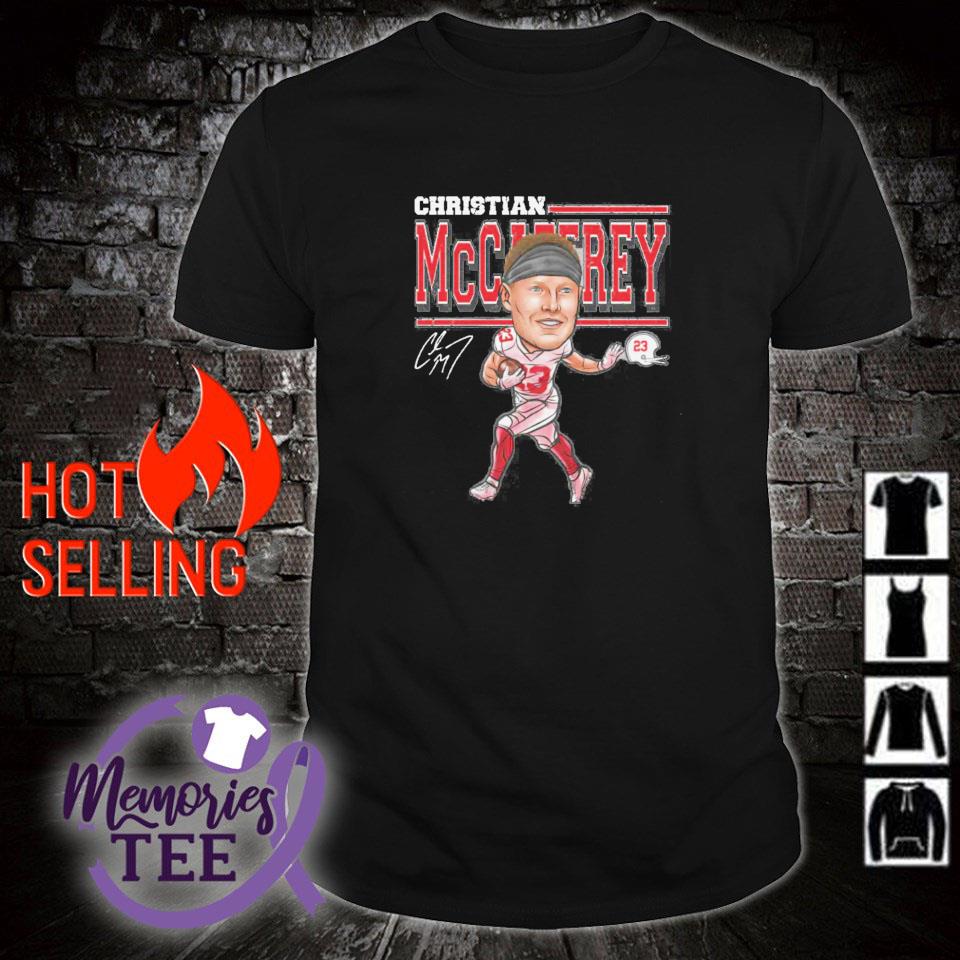 Christian Mccaffrey Graphic Toon 49ers Football Tee Shirt