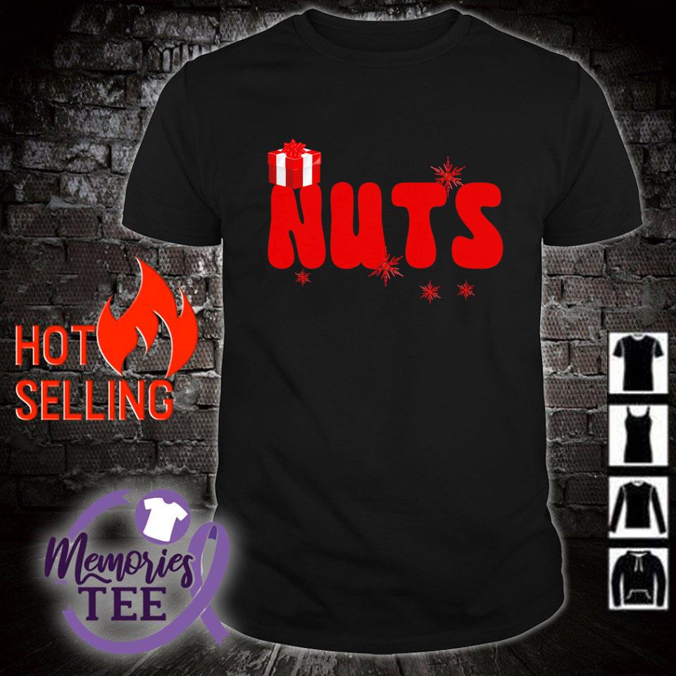 Funny nuts Christmas matching couple chestnuts shirt