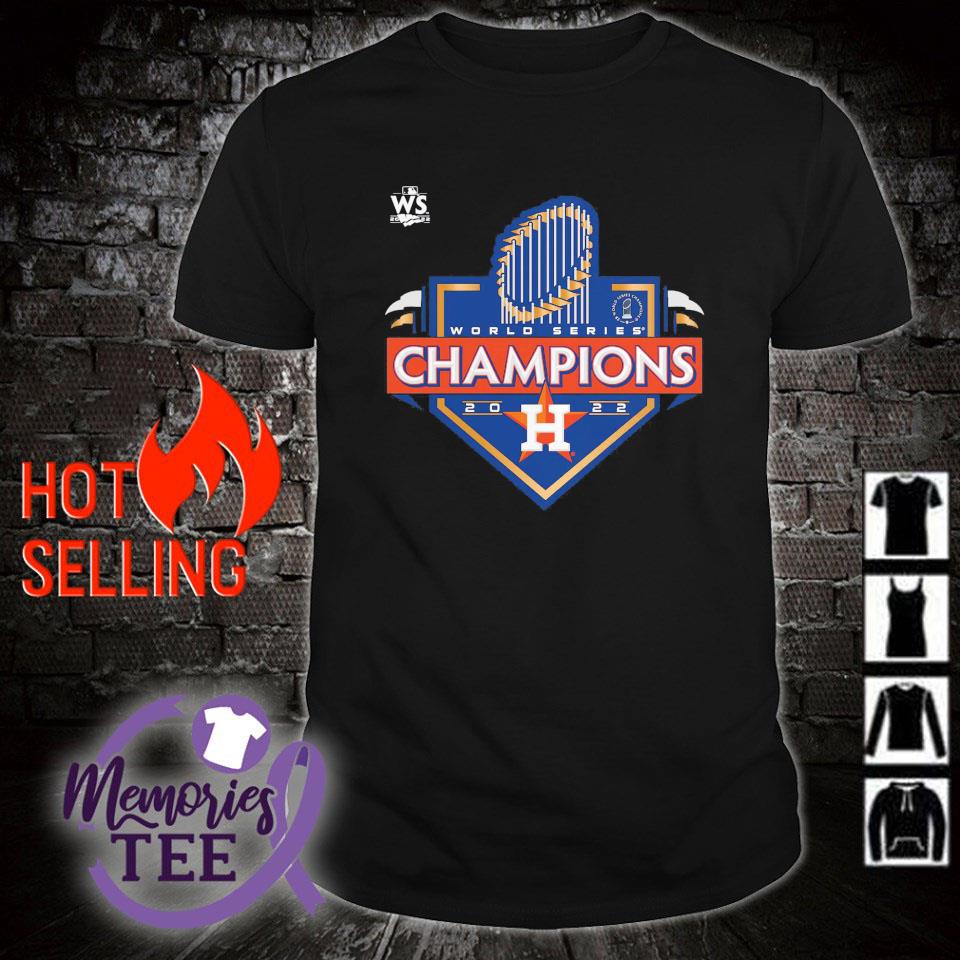 Official houston Astros 2022 world series champions locker room shirt