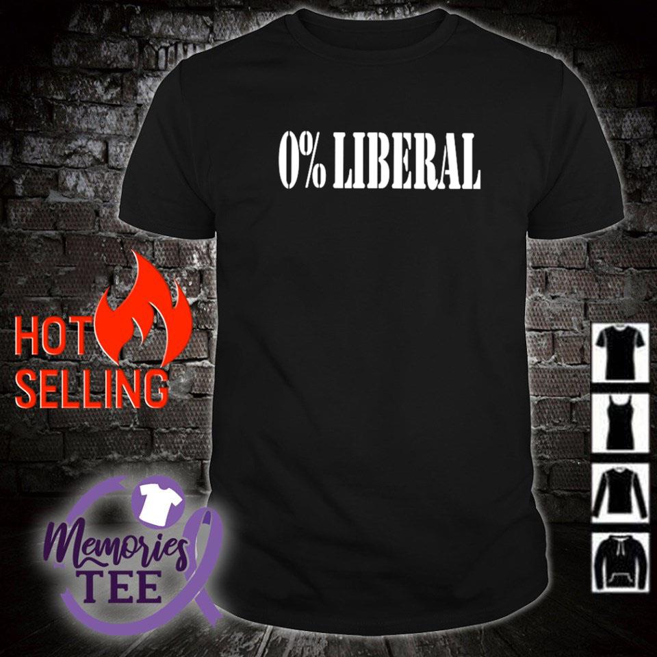 Premium 0 percent Liberal shirt