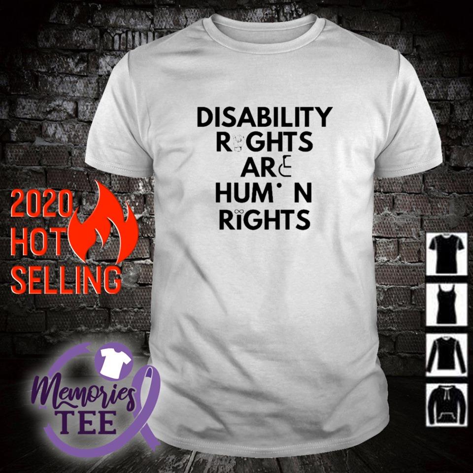 Awesome disability rights are human rights shirt