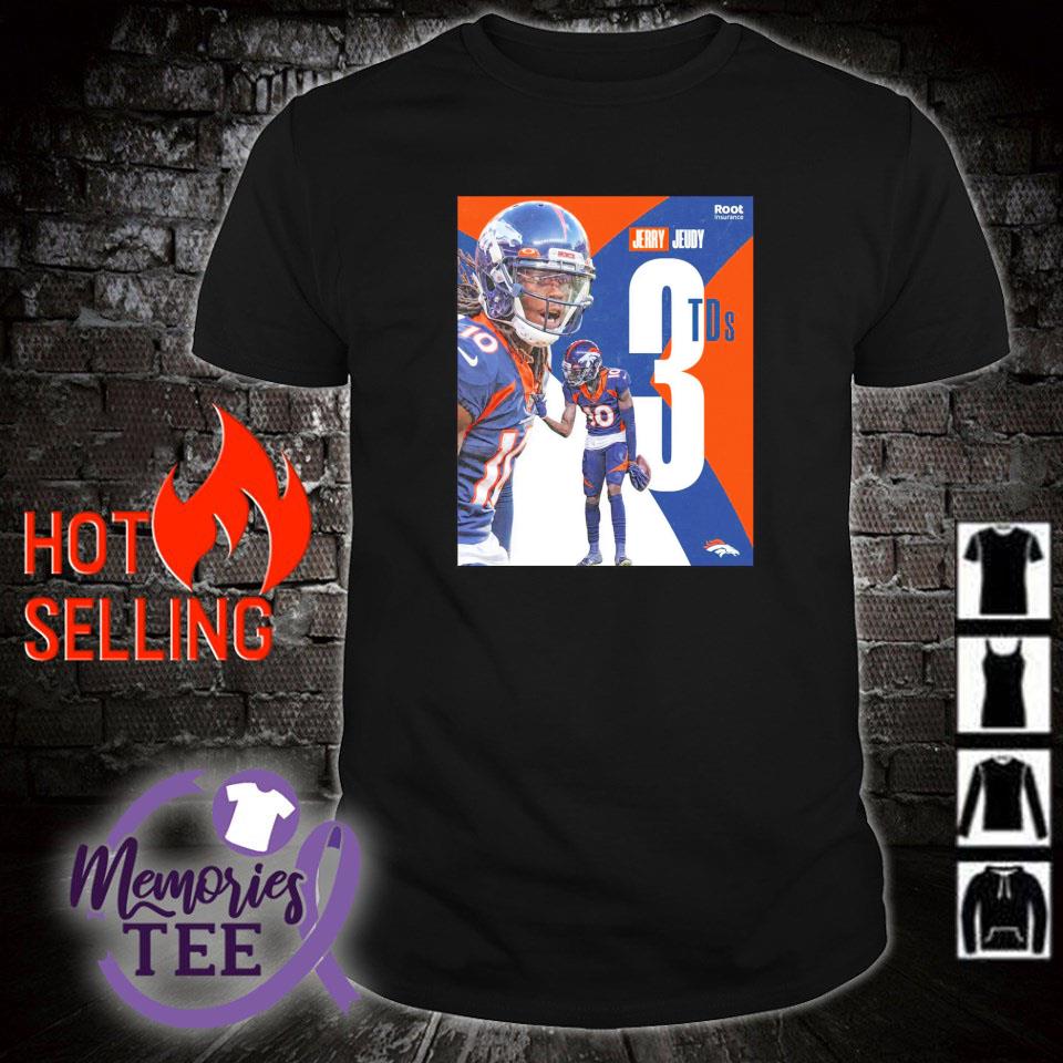 Best jerry Jeudy 3TDs Denver Broncos since Demaryius Thomas in 2014 shirt