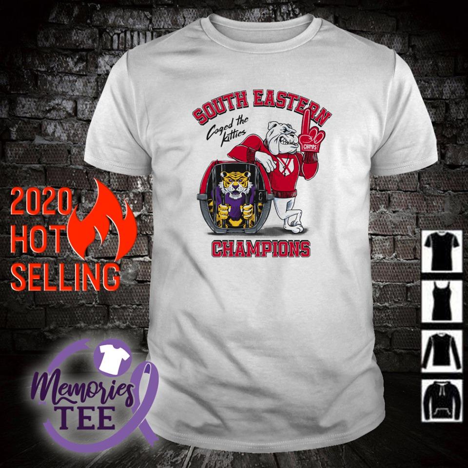 Best south Eastern Champions Georgia Bulldogs caged the kitties shirt