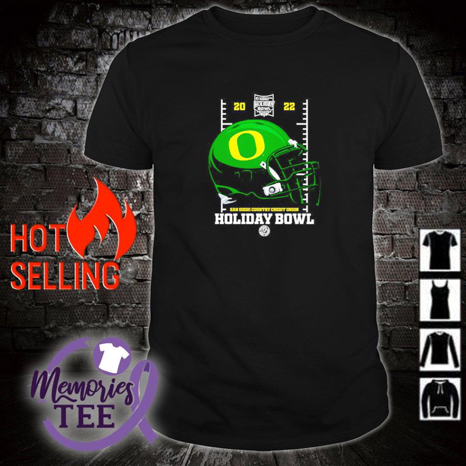 Funny oregon Ducks 2022 holiday bowl helmet shirt