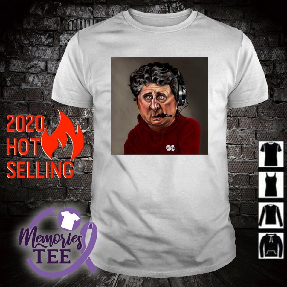 Nice rip coach Mike Leach Mississippi State Bulldogs football artwork shirt
