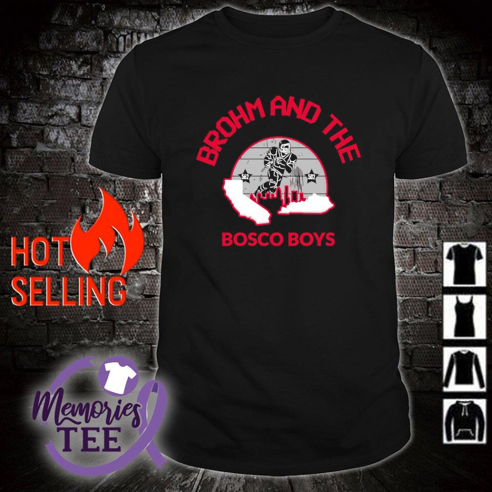 Official brohm and the Bosco boys football player shirt