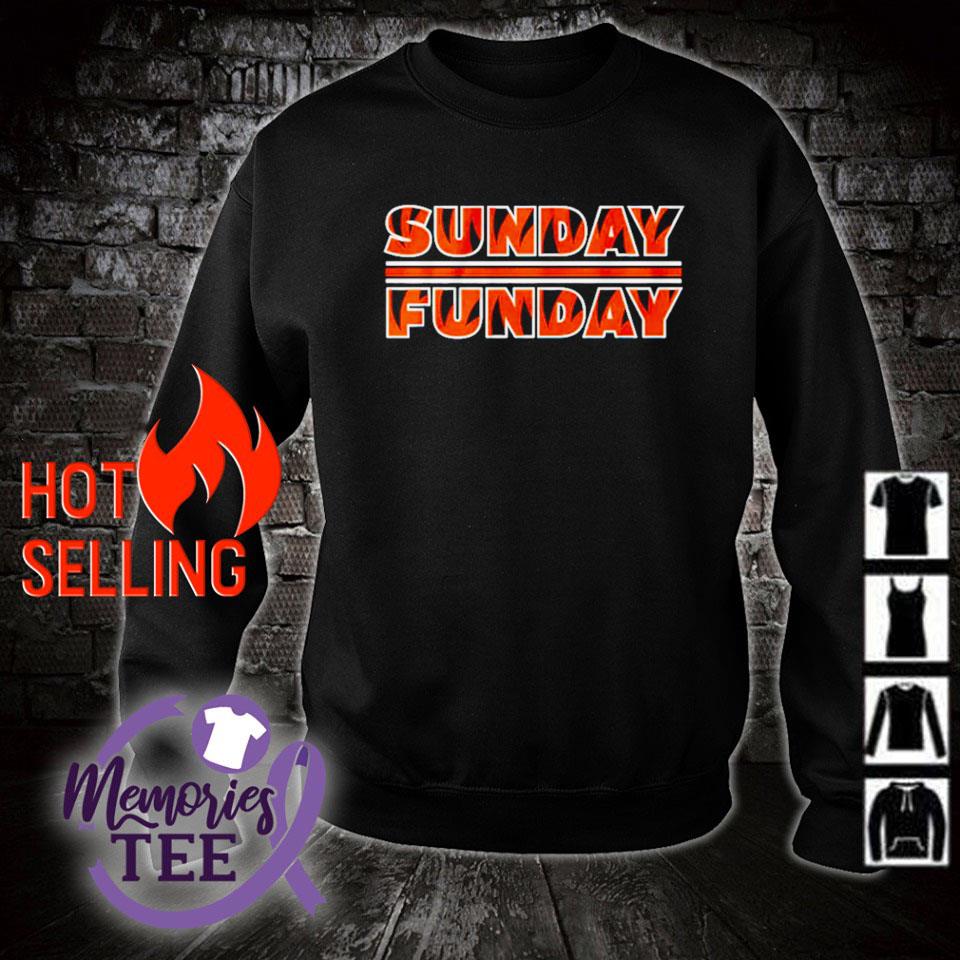 Cincinnati bengals sunday funday shirt, hoodie, sweater, long sleeve and  tank top