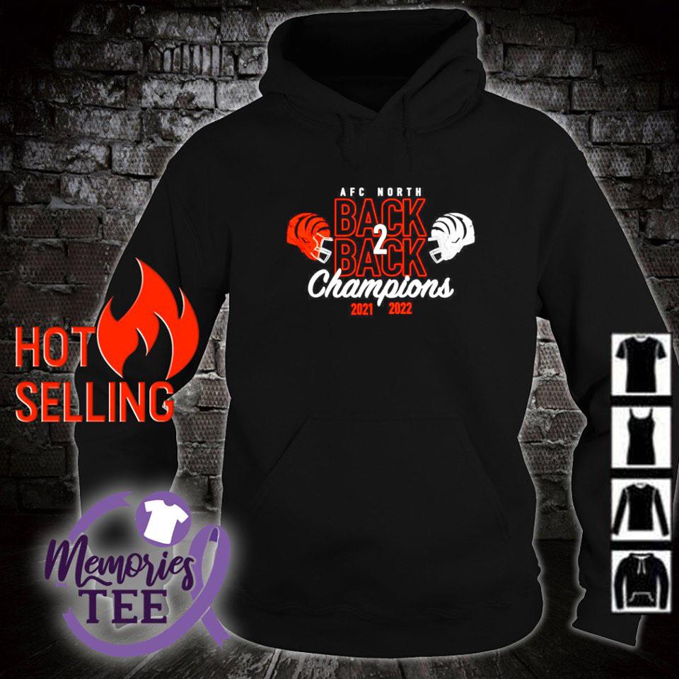 Original Cincinnati Bengals Back 2 Back Champs 2022 2023 Afc North Champs  Helmet T-shirt,Sweater, Hoodie, And Long Sleeved, Ladies, Tank Top