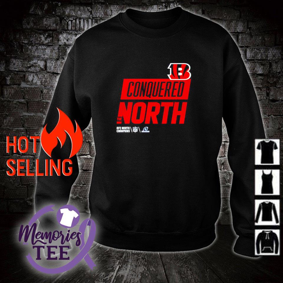 Cincinnati Bengals Conquered North the AFC North Champions shirt, hoodie,  sweater, long sleeve and tank top