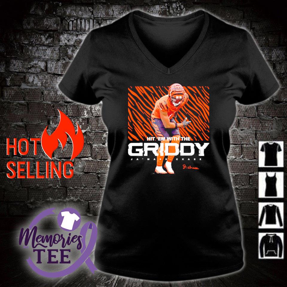 Ja'Marr Chase Griddy Hit the griddy shirt, hoodie, sweater, longsleeve and  V-neck T-shirt