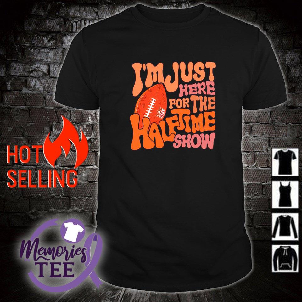 I'm Just Here For The Halftime Show Football Leopard T-Shirt - Teefefe  Premium ™ LLC