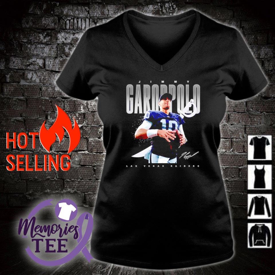 Jimmy Garoppolo Las Vegas Raiders football signature shirt, hoodie, sweater  and v-neck t-shirt