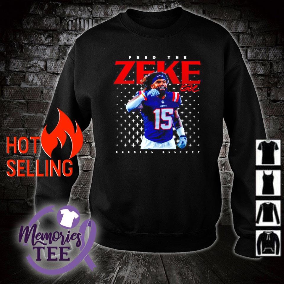 Ezekiel Elliott New England Patriots Feed the Zeke signature 2023 shirt,  hoodie, sweater, long sleeve and tank top