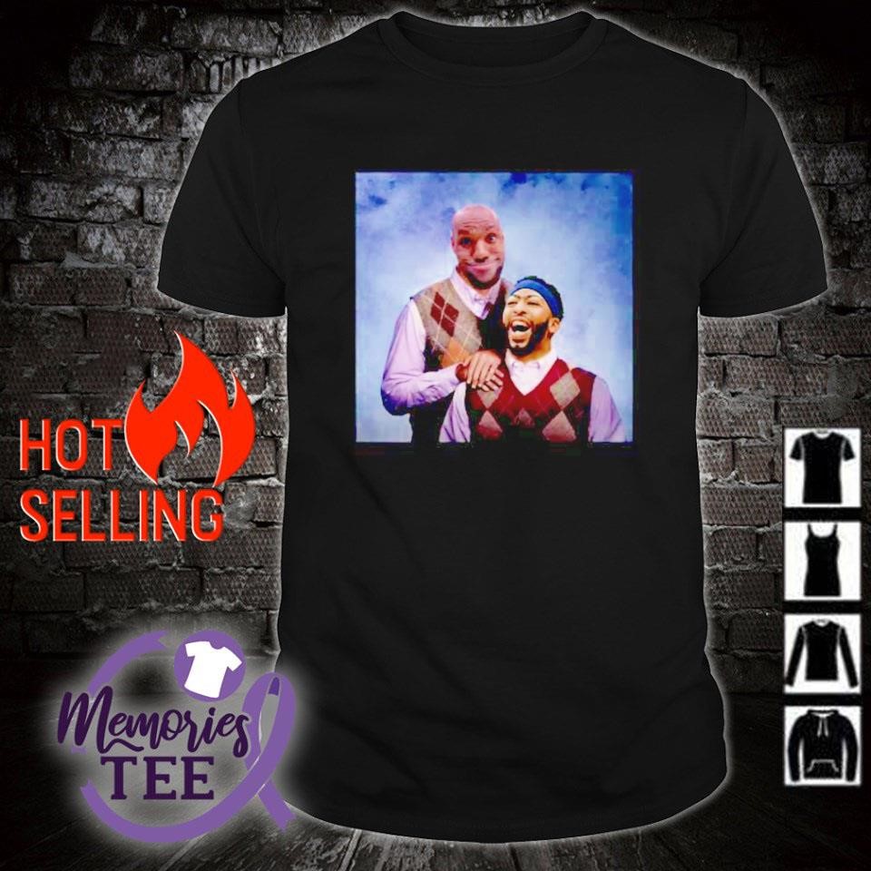 teefefe on X: LeBron James n Davis Anthony step brothers shirt