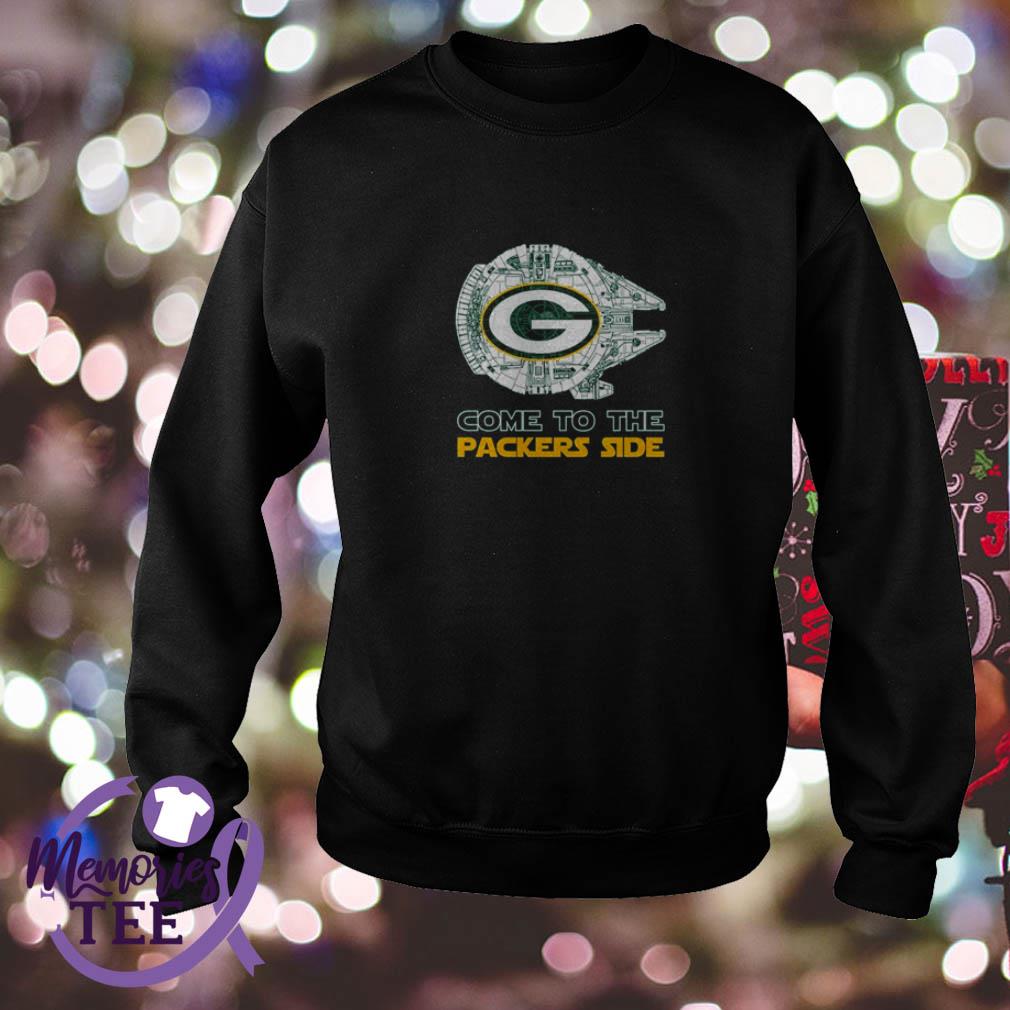 Come To The Green Bay Packers Side Star Wars Millennium Falcon Shirt -  High-Quality Printed Brand