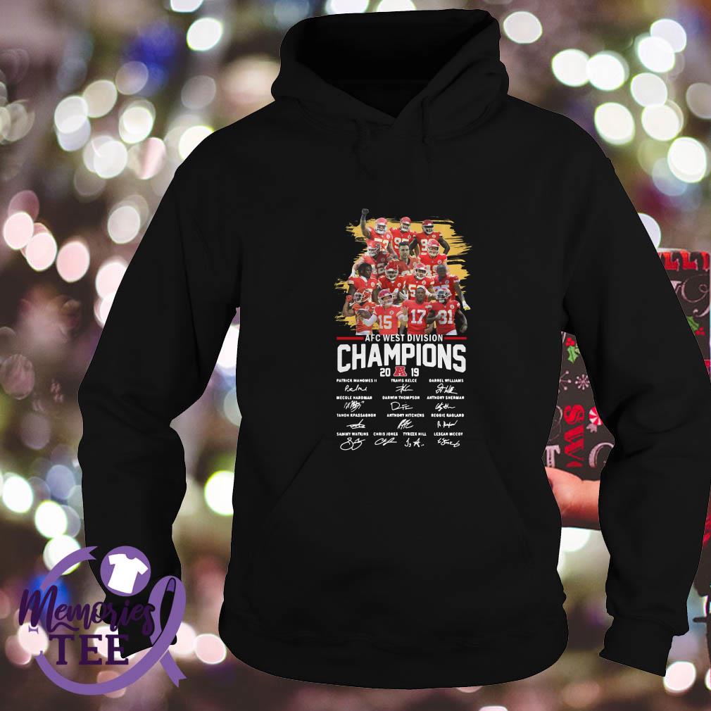 Kansas City Chiefs AFC West Division Champions 2019 shirt, hoodie