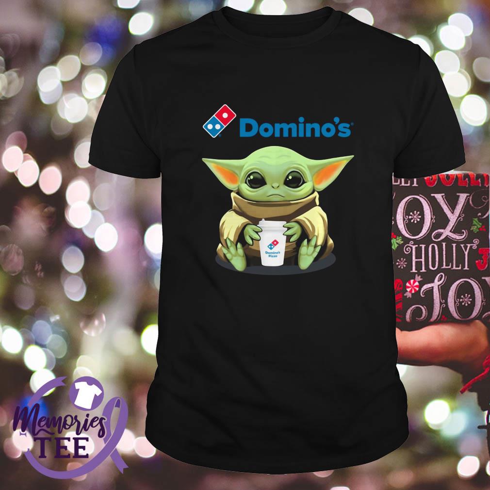 NEW Rare Star Wars Baby Yoda hug Domino's Pizza T-shirt Size S 3XL 