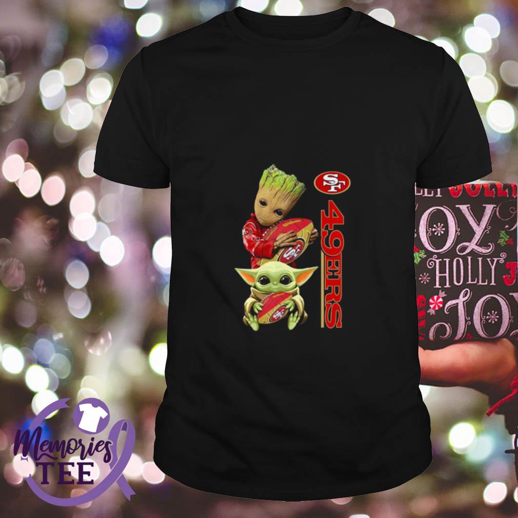 San Francisco 49ers Shirt Groot Baby Yoda 49ers Gift - Personalized Gifts:  Family, Sports, Occasions, Trending