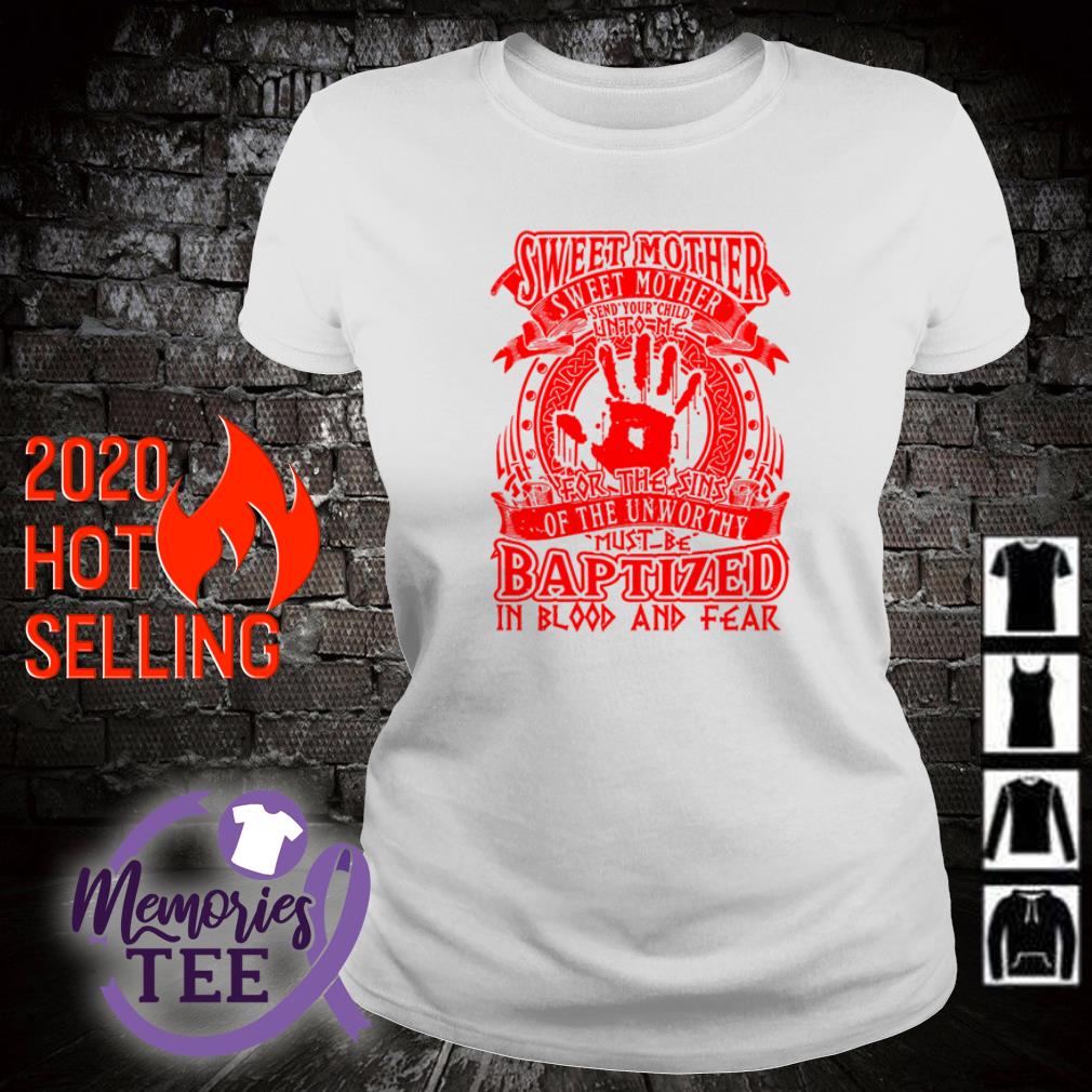 baptized in sweet tea shirt