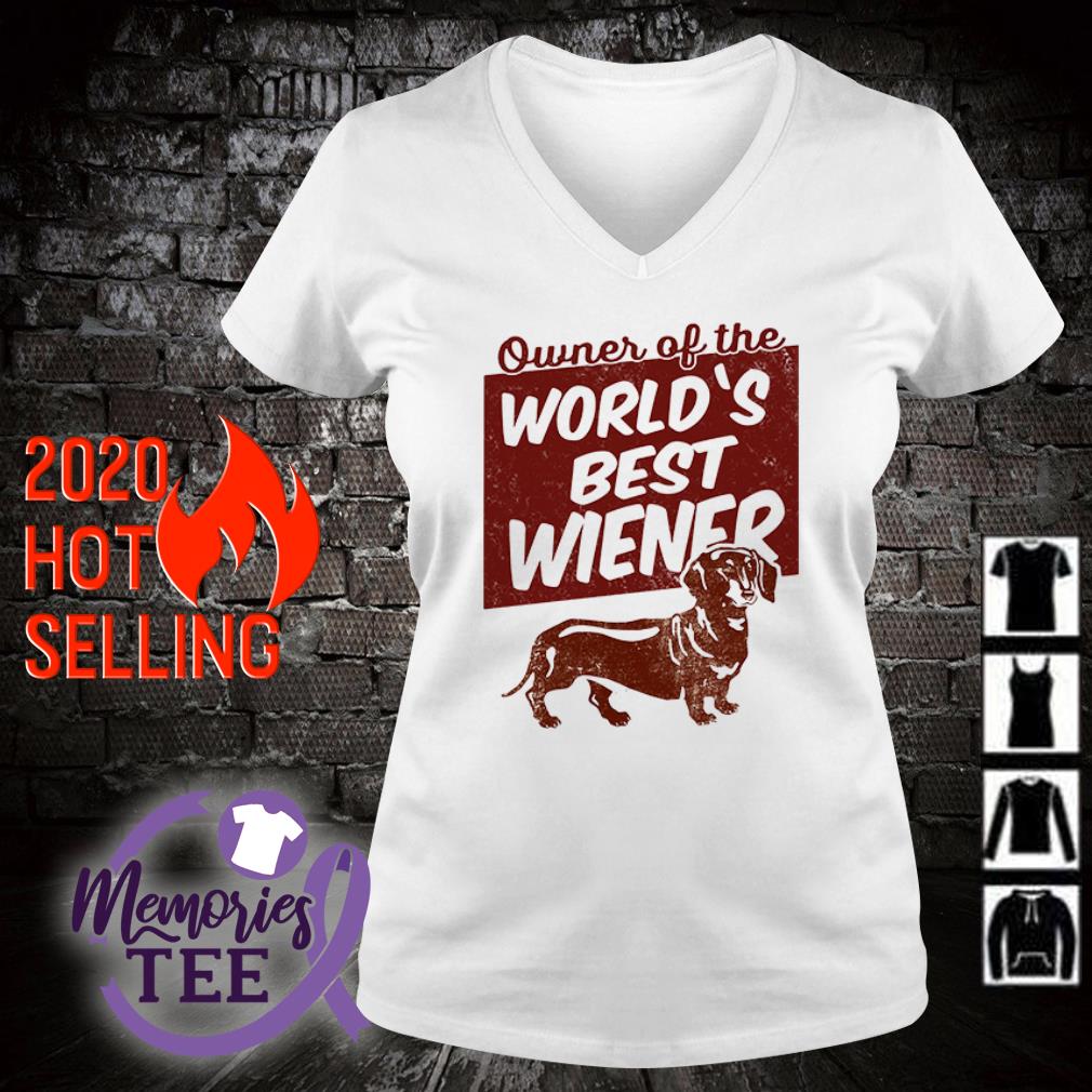 Dachshunds Qwner of the World's Best Wiener shirt, sweater, hoodie and ...