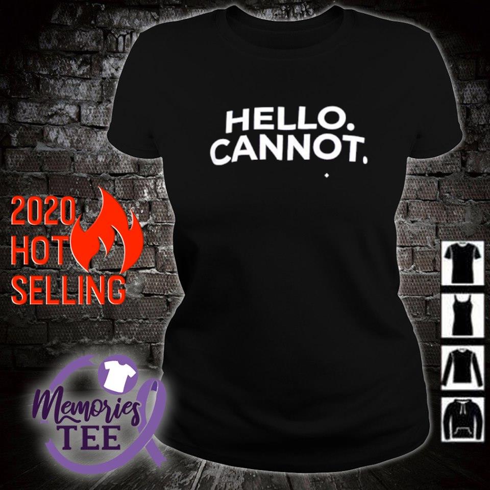 gsc hello cannot t shirt